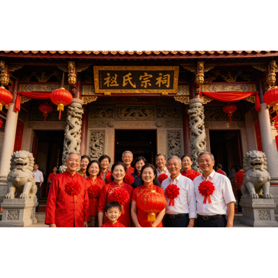 [Included Booking Items]Zhao Clan Roots Journey — return to the Zhao ancestral hall, trace the Tianshui Zhao lineage, wear a red flower & take a family portrait!