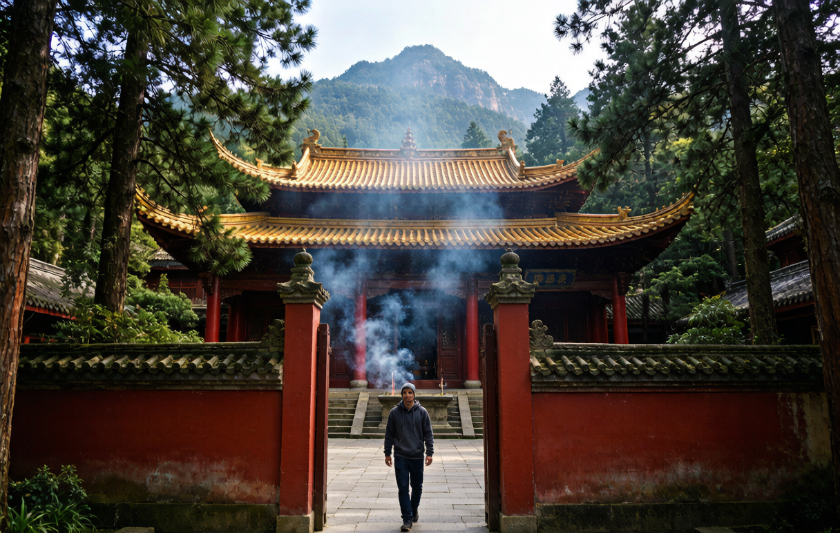 Ancient temples &mdash; serenity in incense and bells