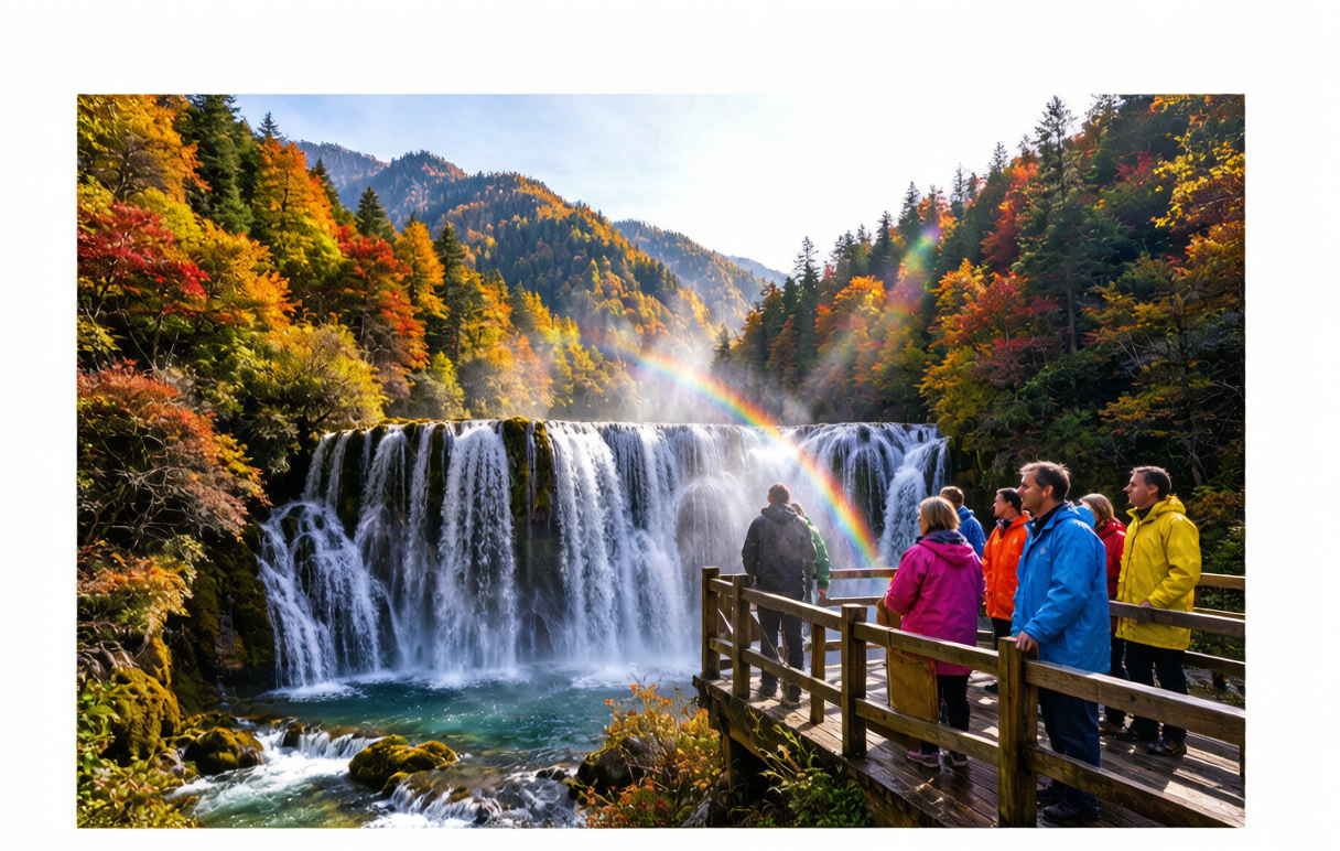 Nuorilang Waterfall — the widest alpine travertine falls