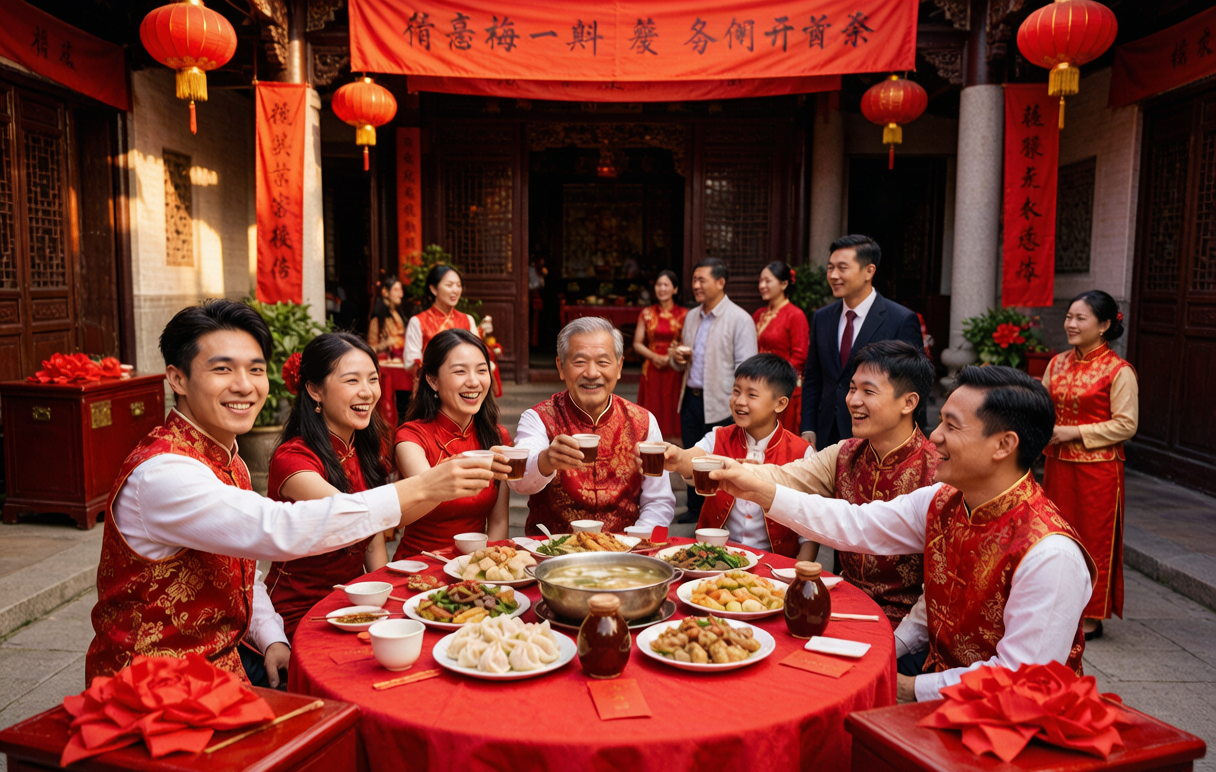 Clan reunion banquet &mdash; share hometown flavors and family stories