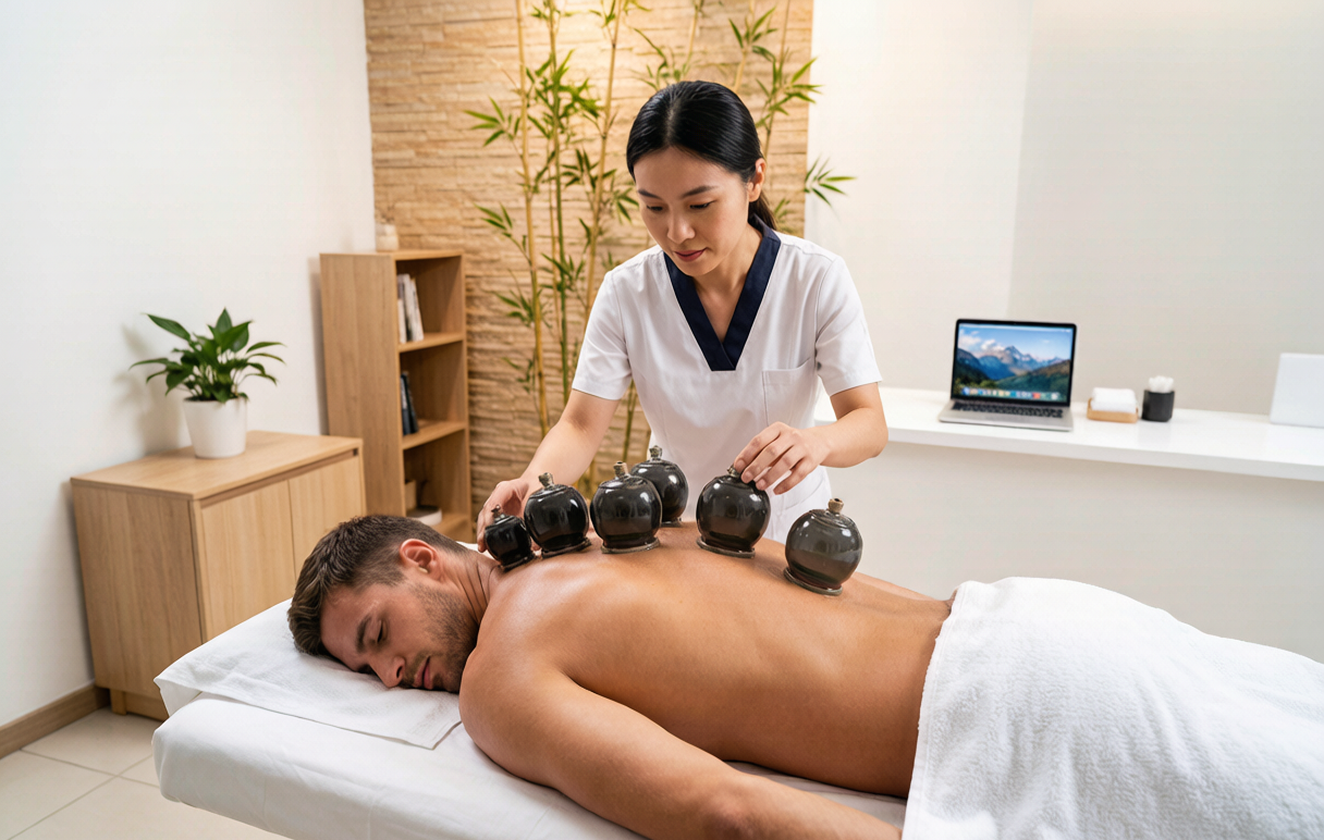 Cupping &mdash; an ancient therapy to unblock channels and restore energy