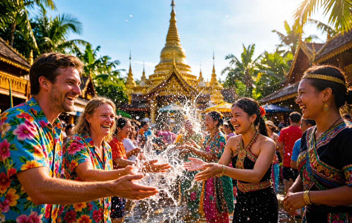 Water Splashing Festival &mdash; the Dai New Year&rsquo;s joyful drenching
