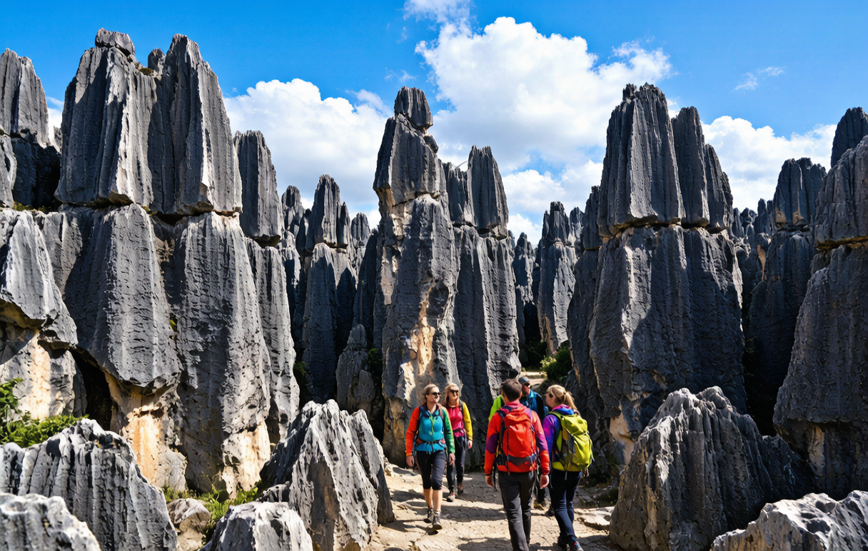 Stone Forest &mdash; a labyrinth carved by time